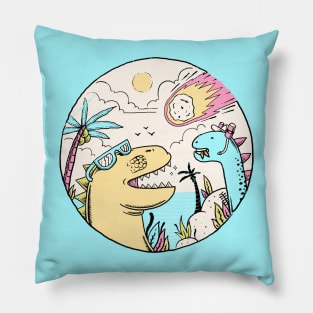 Dino's Last Summer Pillow