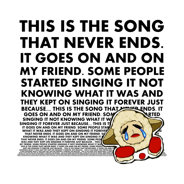The Song That Never Ends Lambchop TShirt TeePublic