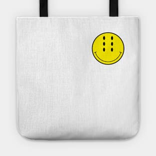 Six-Eyed Smiley Face, Front and Back Tote