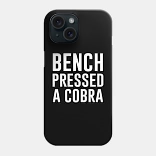 Bench pressed a cobra Phone Case