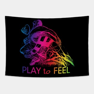 Rugby Tackle Play to Feel by PPereyra Tapestry