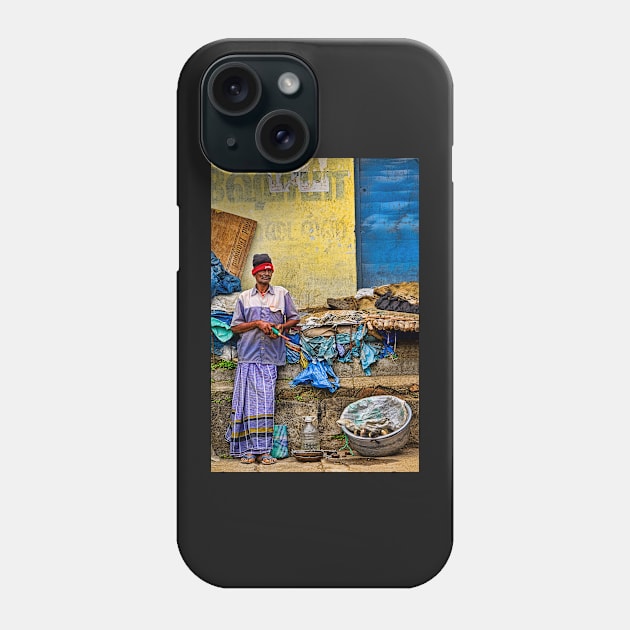 Fishmonger, Munnar. Phone Case by bulljup