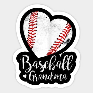 Baseball Nana Mothers Day Baseball' Sticker