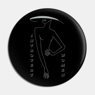 Introvert Women Pin