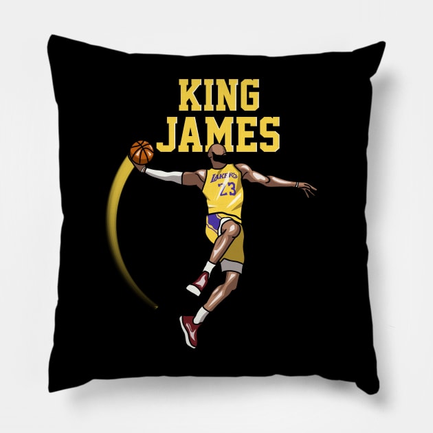 LeBron James Pillow by BINSU