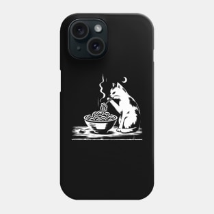 Electric Guitar Cat Rock Music Japan Style Funny Cat Phone Case