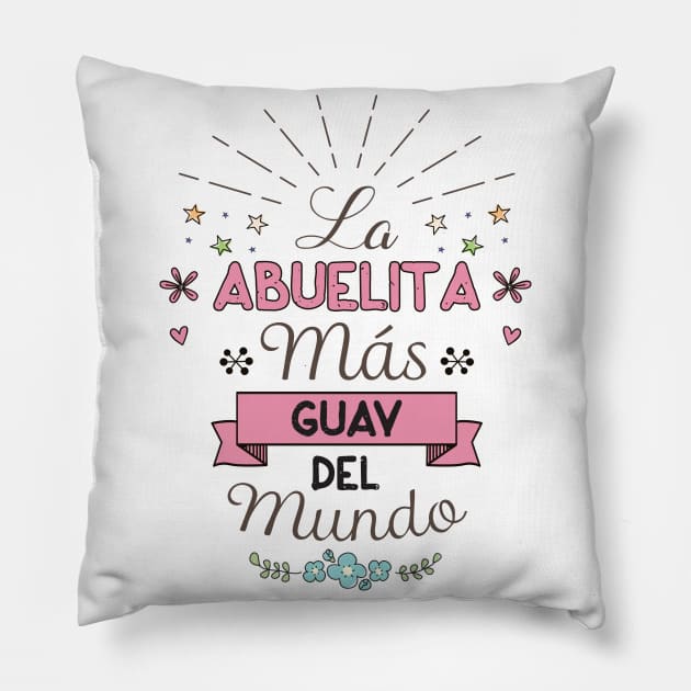 Abuela Shirt Regalo Para Abuela Pillow by USProudness