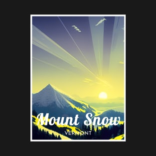 Mount Snow Vermont United States ski T-Shirt