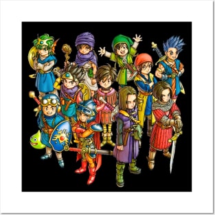 Dragon Quest tribute Art Board Print by FranFuentesArt