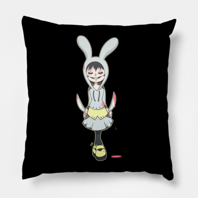 Jeff The Killer Pillow by nickelcurry