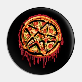 Pentagram Pizza Pin