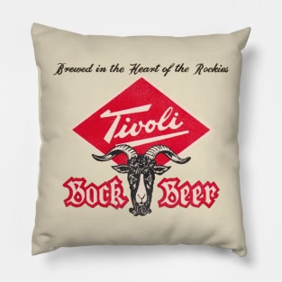 Tivoli Bock Beer Beer Retro Defunct Breweriana Pillow