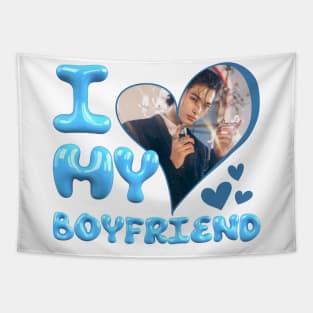 Enhypen I Love My Boyfriend Niki Heart Tapestry