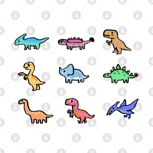 Mini Dinos by wally11