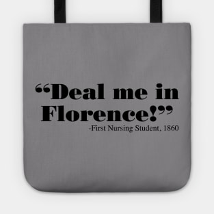 “Deal me in Florence!” Tote