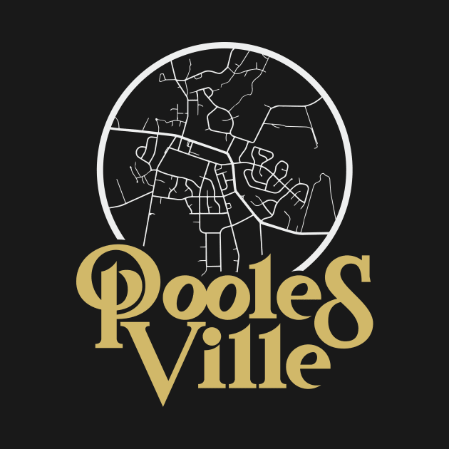 Poolesville Maryland Map by polliadesign