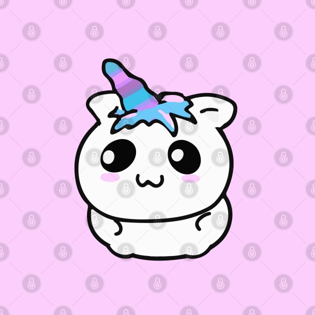 Bubblegum Happy Unicornia Ball; Pink Unicorn; From: Unicornia Ball Collection by ReyLV