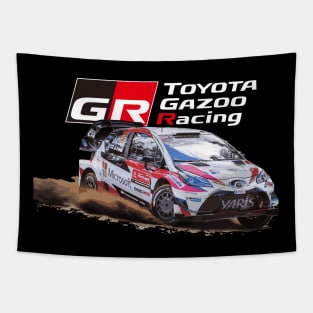 S. OGIER WRC GR YARIS WRT SAFARI CAR Tapestry