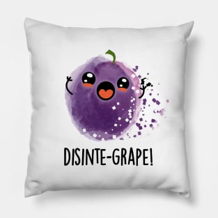 Disinte-grape Cute Disintegrating Grape Pun Pillow