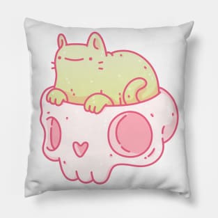 Skullcat Pillow