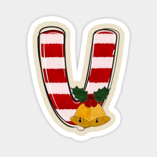 Letter V (Christmas Alphabet) Magnet