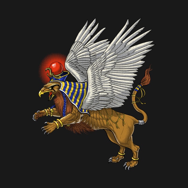 Ancient Egyptian Mythology Griffin by underheaven