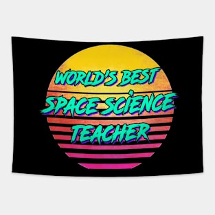 Funny Space Science Teacher Gift Tapestry