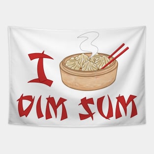 I Love Dim Sum Tapestry