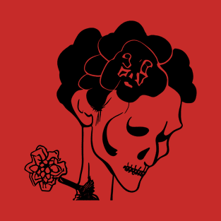 Nameless Skull Rose Snipper T-Shirt