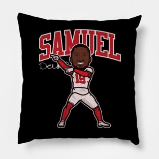 Deebo Samuel San Francisco Toon Pillow