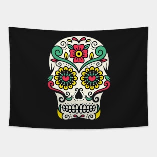 Day Of The Dead Skull  Tapestry