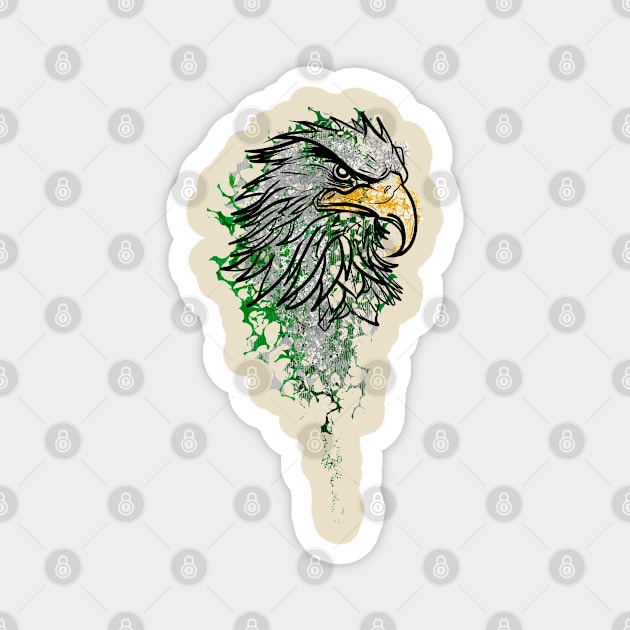 Eagle Green - St. Patrick's Day Magnet by HauzKat Designs Shop