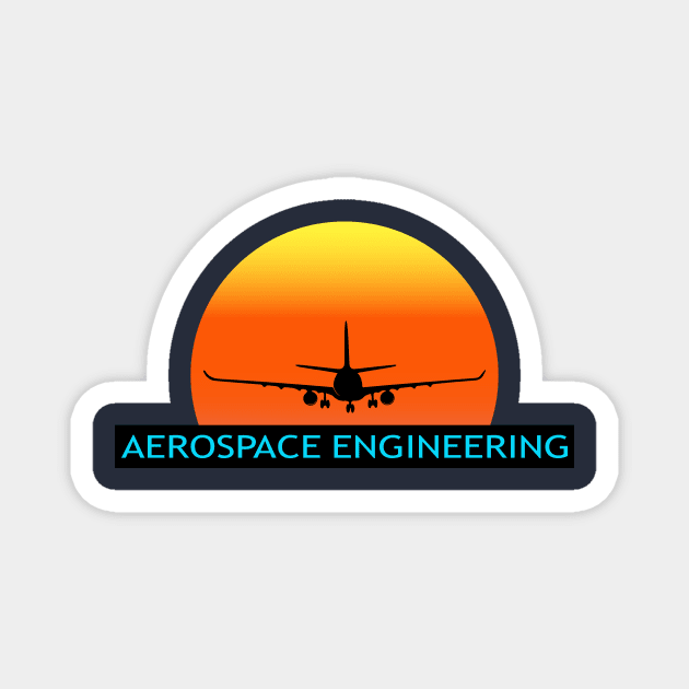 aerospace engineer, airplane, aeronautical engineering Magnet by PrisDesign99