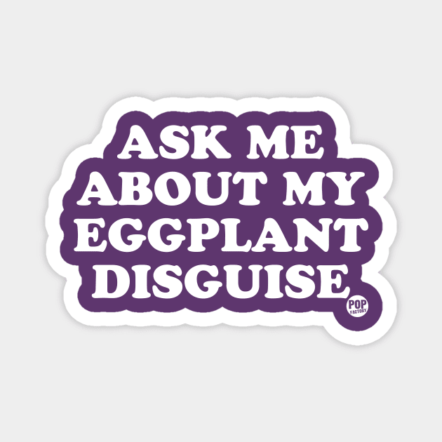 EGGPLANT Magnet by toddgoldmanart