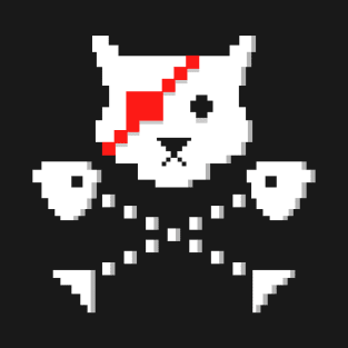 Pixel Pirate Cat T-Shirt