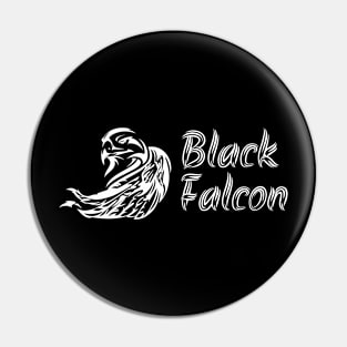 Black Falcon Pin