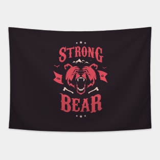 STRONG AS A BEAR Tapestry