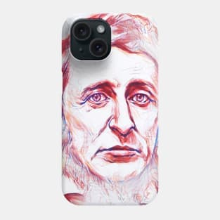 Henry David Thoreau Portrait | Henry David Thoreau Artwork Phone Case