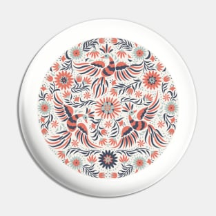 Mexican floral pattern Pin