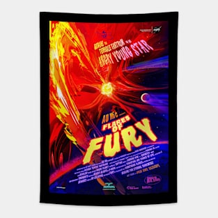 Flares of Fury: Angry Young Star | Galaxy of Horrors Tapestry