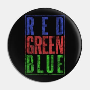 Lettering RGB Color Pin