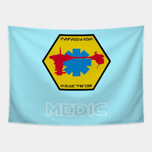 Medical Frigate Redemption - Medic Tapestry by cobra312004