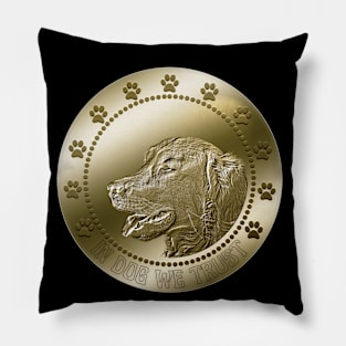 Irish Setter Funny Dog Currency Coin Crypto Pillow