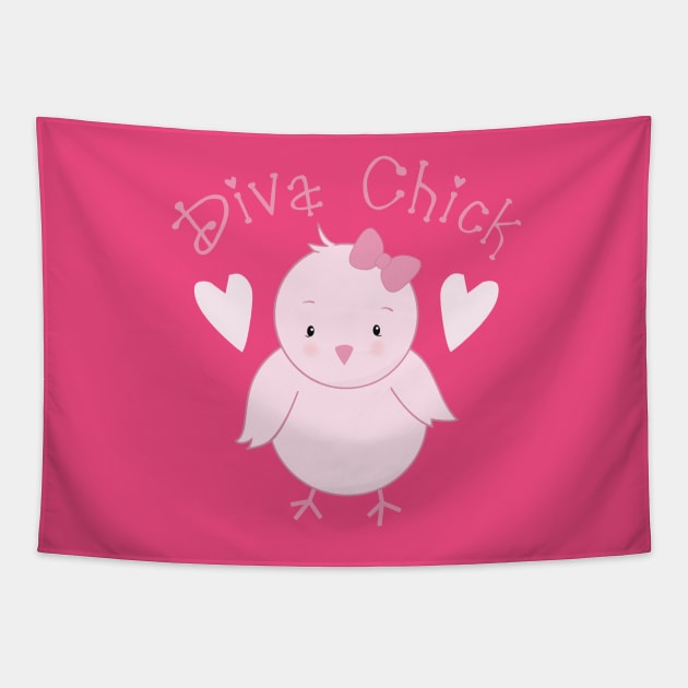 Diva Chick Tapestry by kimmieshops