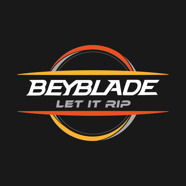 Beyblade Let It Rip Graphic Logo by ForTheBoys