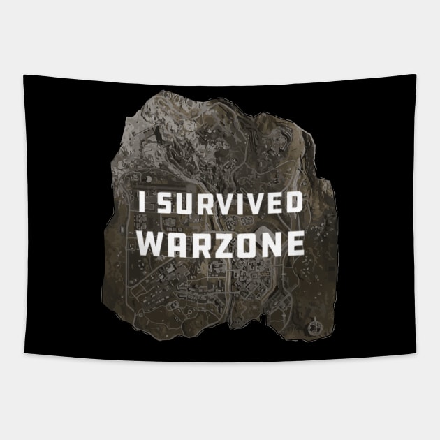 I Survived Warzone Tapestry by JJFDesigns