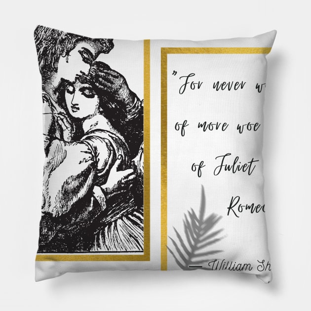 The Never Forgotten Love Story of Romeo and Juliet Pillow by Kidrock96