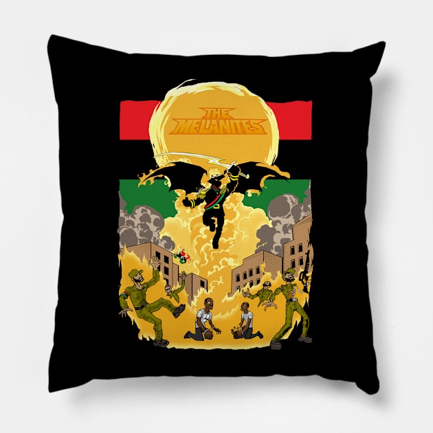 Fire Of God Pillow by The Melanites