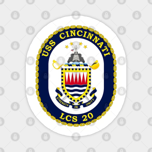 USS Cincinnati LCS 20 Magnet by Spacestuffplus