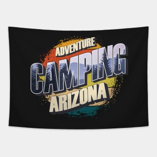 Camping Arizona USA Tapestry